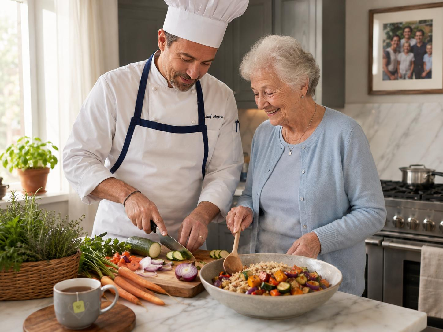 Personal Chef for Elderly Parents in the Bay Area